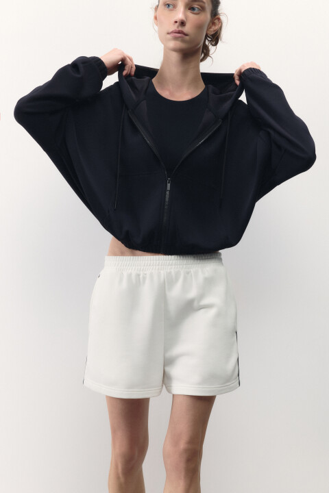 

Худи оверсайз спортивная с капюшоном, Черный, Худи оверсайз спортивная с капюшоном