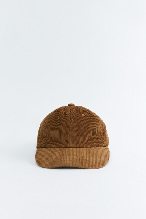 

Бейсболка из вельветовой ткани, Коричневый, Бейсболка из вельветовой ткани