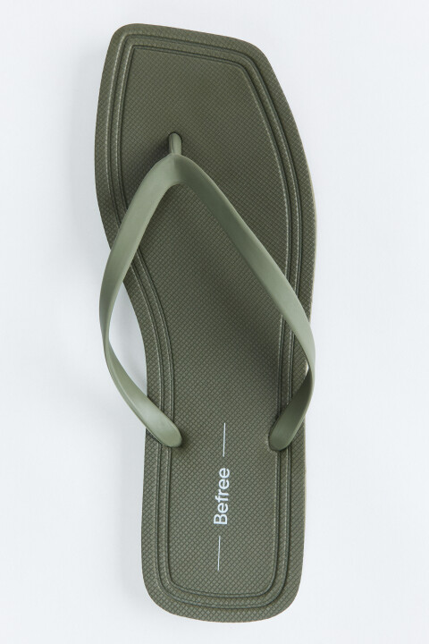 

Сабо-вьетнамки на плоской подошве с перемычкой, Зеленый, Сабо-вьетнамки на плоской подошве с перемычкой