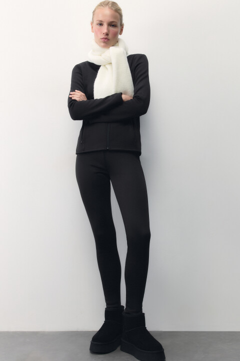 

Леггинсы спортивные утепленные с начесом, Черный, Леггинсы спортивные утепленные с начесом