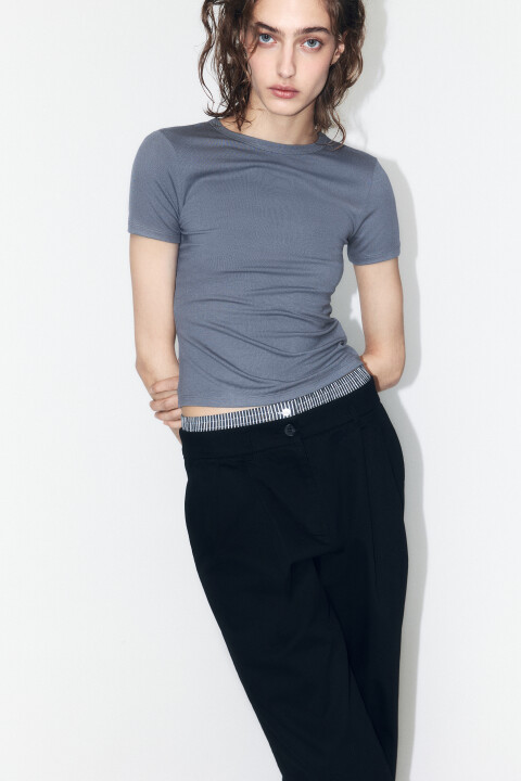 

Футболка трикотажная из вискозы, Серый, Футболка трикотажная из вискозы