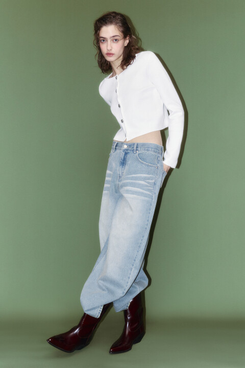 

Джинсы baggy fit с низкой посадкой, Синий, Джинсы baggy fit с низкой посадкой