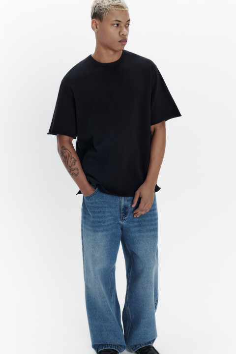 футболка мужская befree Футболка oversize из хлопкового футера