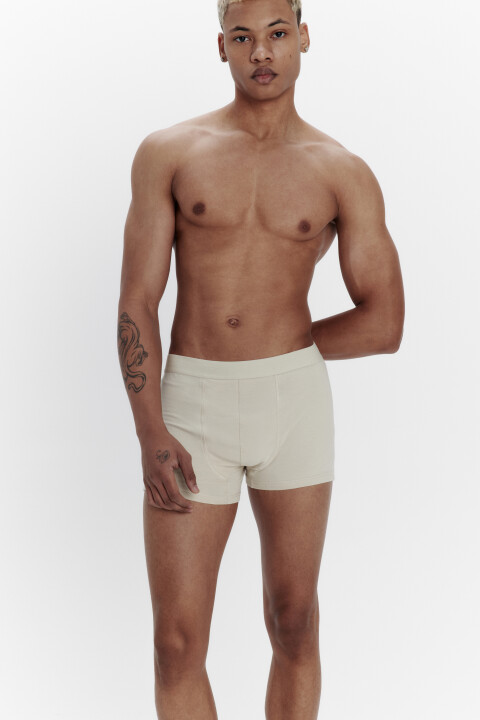 

Трусы-боксеры хлопковые однотонные, Бежевый, Трусы-боксеры хлопковые однотонные