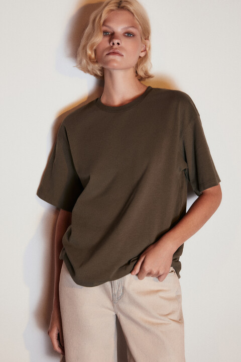 

Футболка из плотного хлопкового трикотажа, Белый, Футболка из плотного хлопкового трикотажа