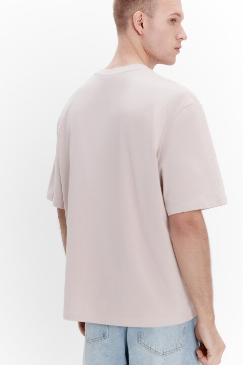 

Футболка oversize базовая из хлопка, Розовый, Футболка oversize базовая из хлопка