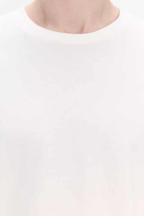 

Футболка oversize из плотного хлопка, Белый, Футболка oversize из плотного хлопка