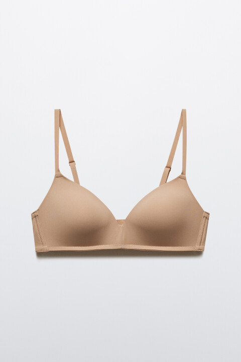 

Бюстгальтер базовый без косточек, Бежевый, Бюстгальтер базовый без косточек