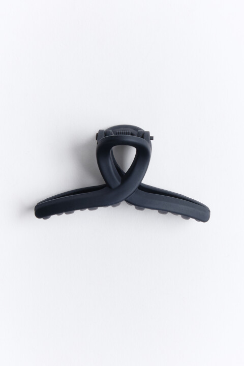 

Заколка-краб для волос матовая, Черный, Заколка-краб для волос матовая