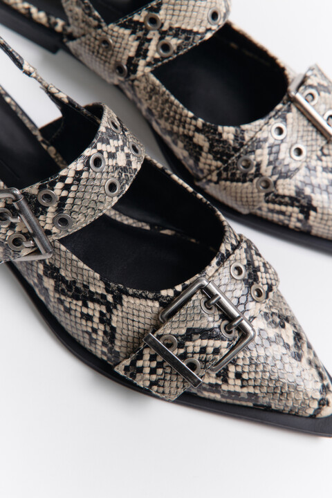 

Туфли-слингбэки с широкими ремешками, Черный, Туфли-слингбэки с широкими ремешками