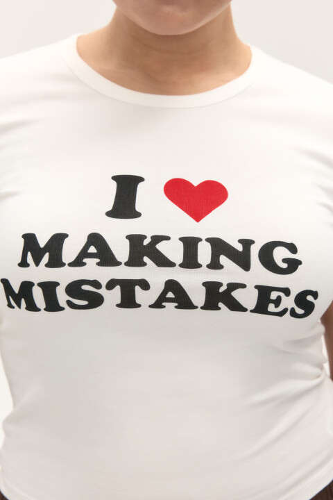 

Футболка-топ с надписью, Красный, Футболка-топ с надписью