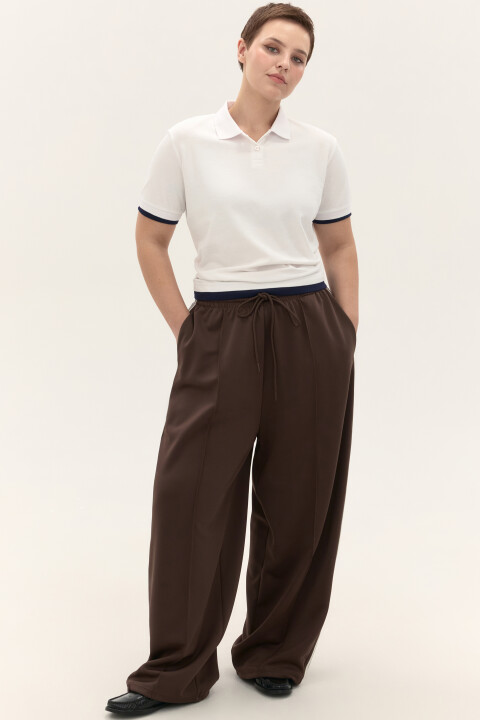 

Футболка-поло из хлопкового трикотажа, Белый, Футболка-поло из хлопкового трикотажа