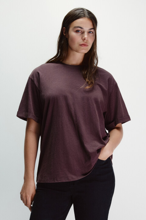 

Футболка из тонкого трикотажа, Фиолетовый, Футболка из тонкого трикотажа