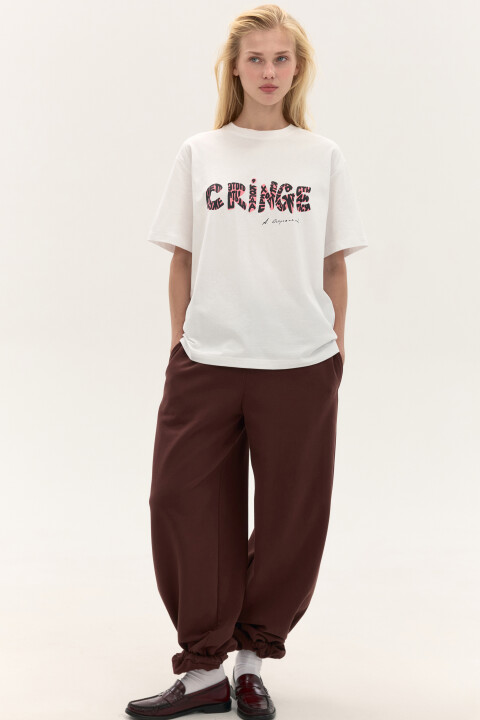 

Футболка хлопковая с принтом, Белый, Футболка хлопковая с принтом