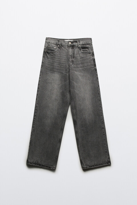 

Джинсы прямые со средней посадкой, Серый, Джинсы прямые со средней посадкой