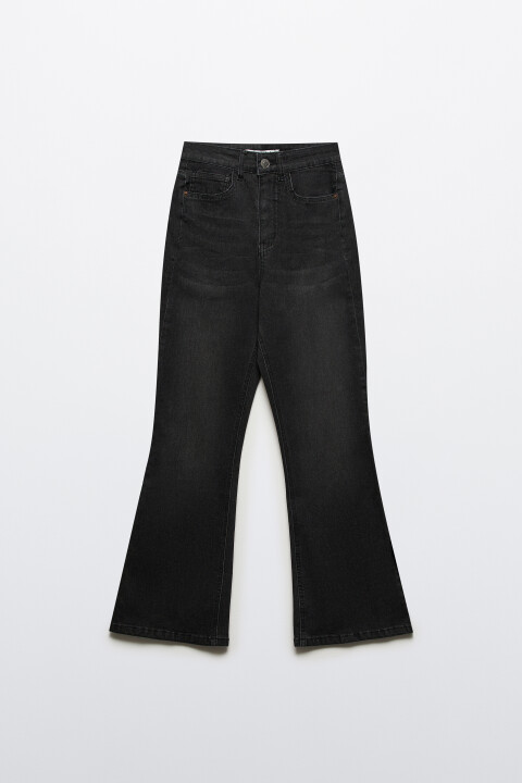 

Джинсы клеш укороченные, Серый, Джинсы клеш укороченные