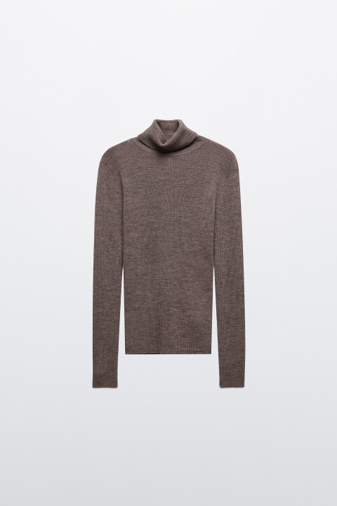 Водолазка тонкая из шерсти мериноса