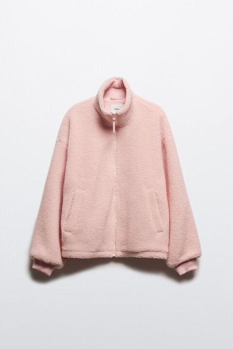 Куртка плюшевая на молнии