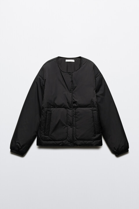 Куртка утепленная без воротника