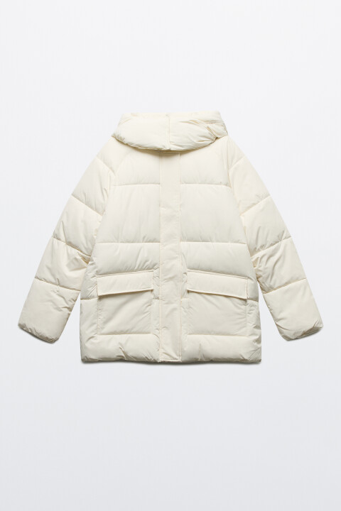 Куртка стеганая со съемным капюшоном