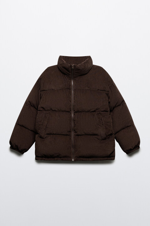 Куртка стеганая с воротником-стойкой