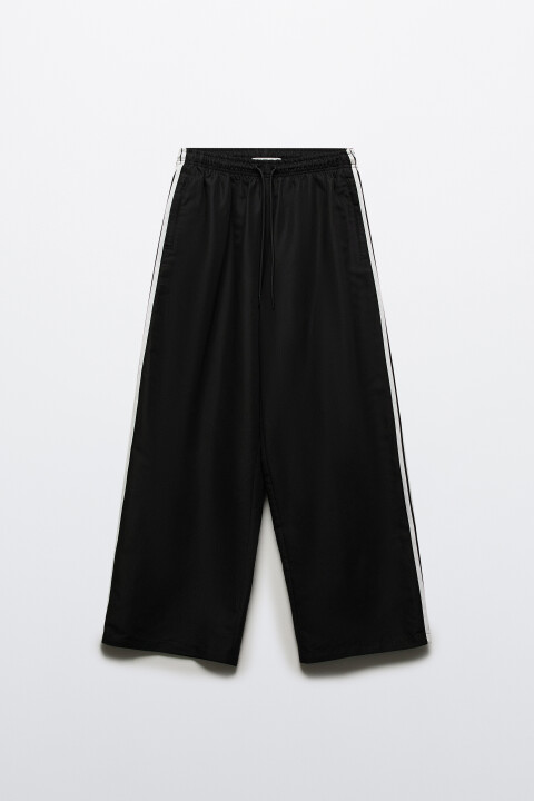 

Брюки спортивные с лампасами, Черный, Брюки спортивные с лампасами