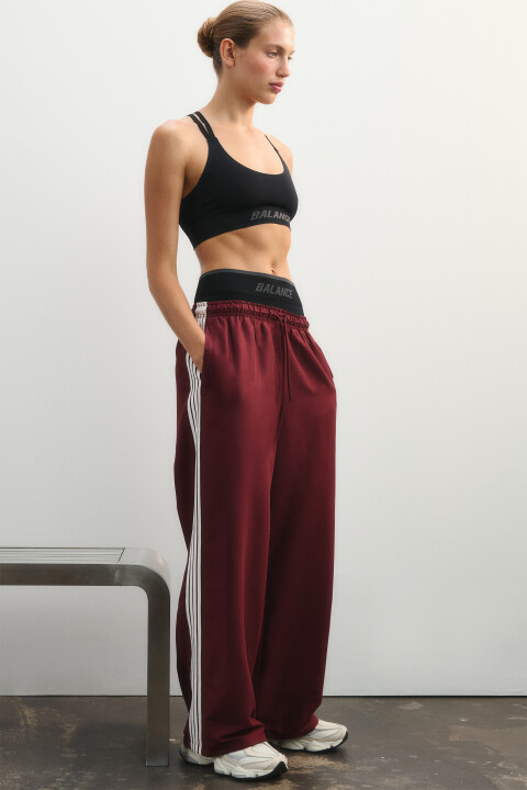 

Брюки спортивные с лампасами, Бордовый, Брюки спортивные с лампасами