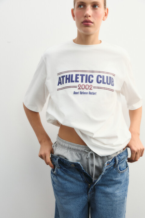 

Футболка спортивная с принтом, Ванильный, Футболка спортивная с принтом