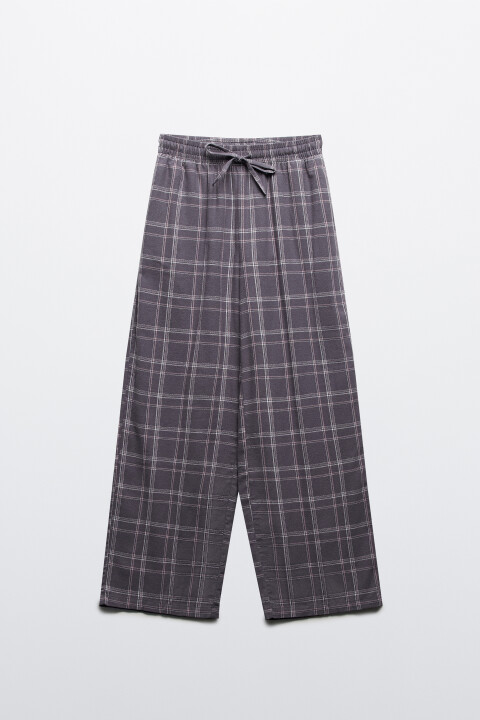 

Брюки домашние из хлопка, Черный, Брюки домашние из хлопка