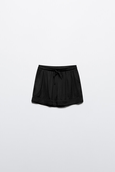 Шорты домашние атласные