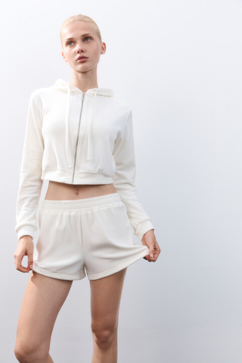 Шорты домашние из велюра