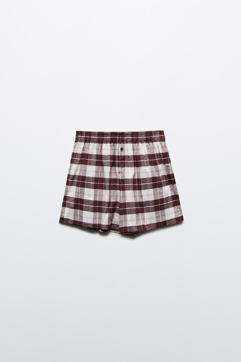 Шорты домашние из хлопкового трикотажа