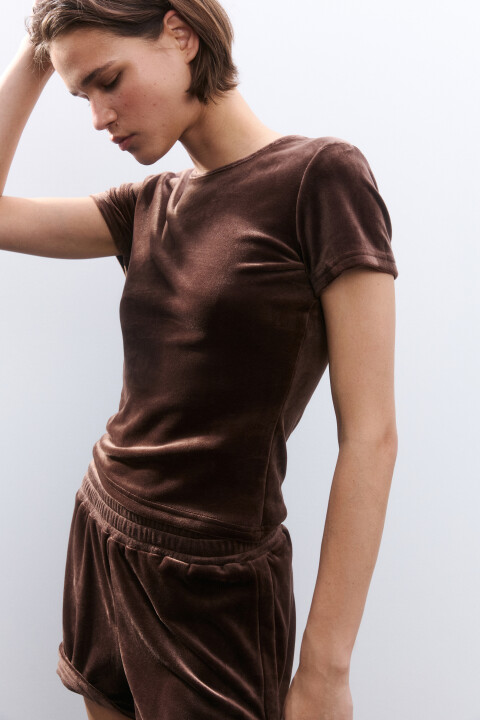 Футболка домашняя из велюра