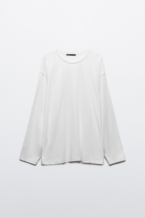 Лонгслив базовый трикотажный