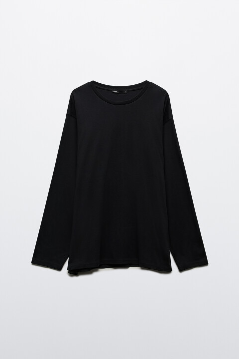 

Лонгслив базовый трикотажный, Белый, Лонгслив базовый трикотажный