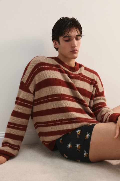 

Трусы-боксеры с принтом, Ванильный, Трусы-боксеры с принтом