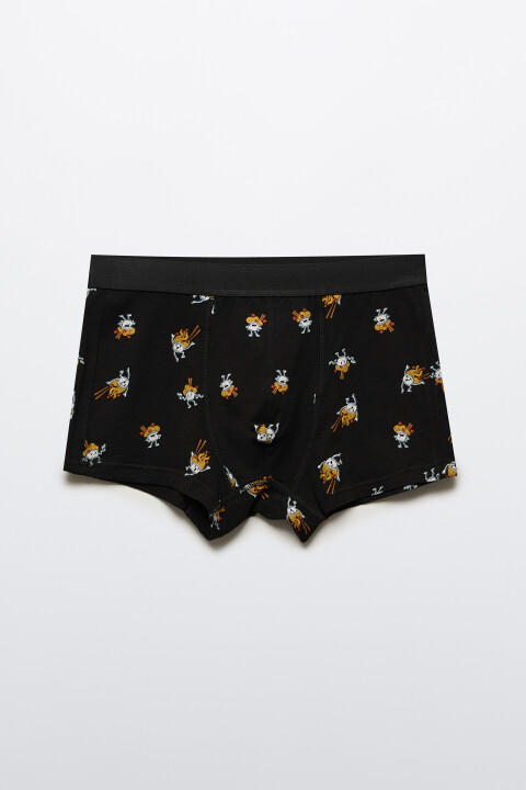 

Трусы-боксеры с принтом, Ванильный, Трусы-боксеры с принтом