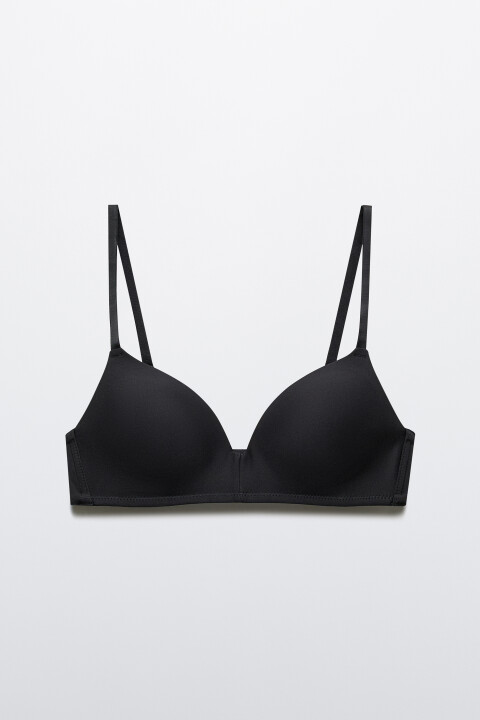 

Бюстгальтер-бра на тонких бретелях, Черный, Бюстгальтер-бра на тонких бретелях