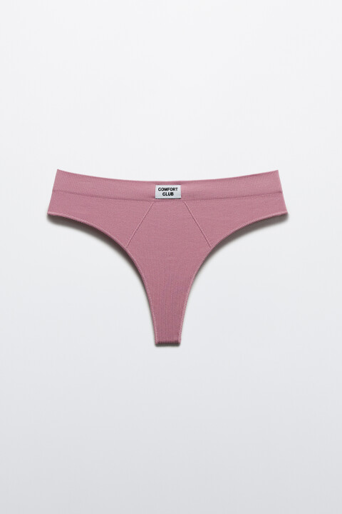 

Трусы-стринги бесшовные с рельефами, Коричневый, Трусы-стринги бесшовные с рельефами