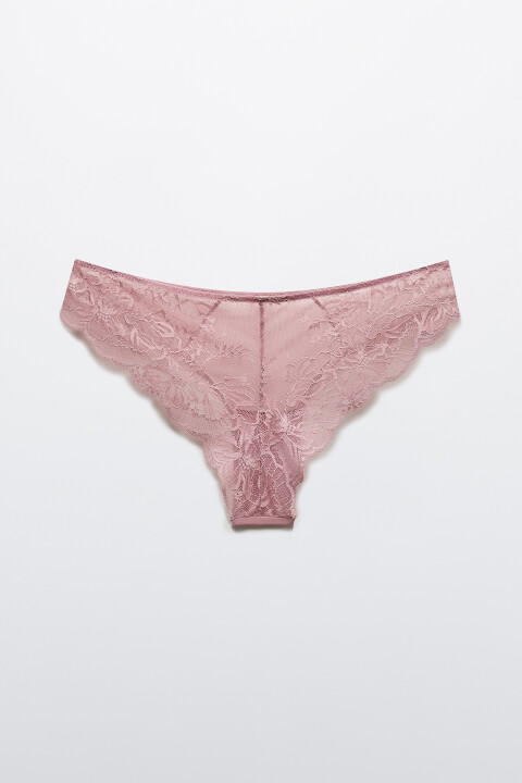 

Трусы-слипы с цветочным кружевом, Розовый, Трусы-слипы с цветочным кружевом