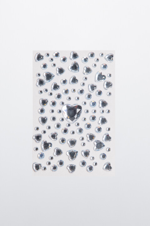 

Набор наклеек-страз для тела, Серый, Набор наклеек-страз для тела