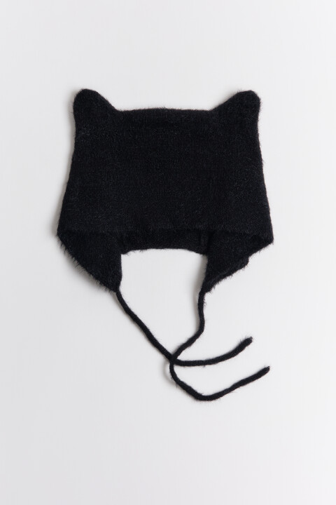 

Шапка-чепчик с ушками и завязками, Сиреневый, Шапка-чепчик с ушками и завязками