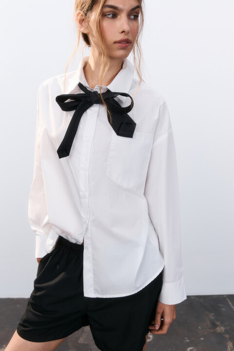 

Галстук атласный классический, Черный, Галстук атласный классический