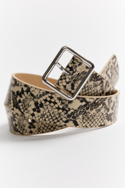 

Ремень с фактурой под рептилию, Мультиколор, Ремень с фактурой под рептилию