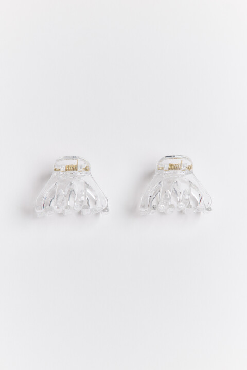 

Заколка-краб для волос (2 штуки), Белый, Заколка-краб для волос (2 штуки)