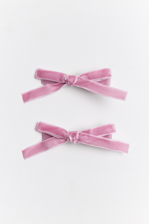

Набор заколок с бантами (2 штуки), Розовый, Набор заколок с бантами (2 штуки)