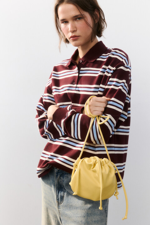 

Сумка-мешочек с завязками, Желтый, Сумка-мешочек с завязками