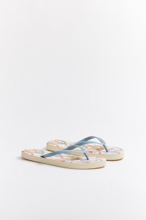 

Вьетнамки с принтом, Мультиколор, Вьетнамки с принтом