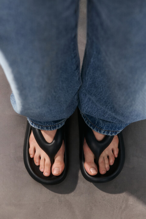 Сабо-вьетнамки на платформе