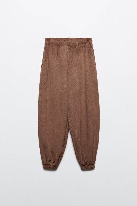 

Брюки-джоггеры вельветовые, Коричневый, Брюки-джоггеры вельветовые